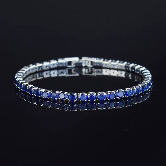 4mm Micro-Inlaid Zircon Tennis Bracelet for Women and Men - 2025 Collection, Wholesale Jewelry Accessories